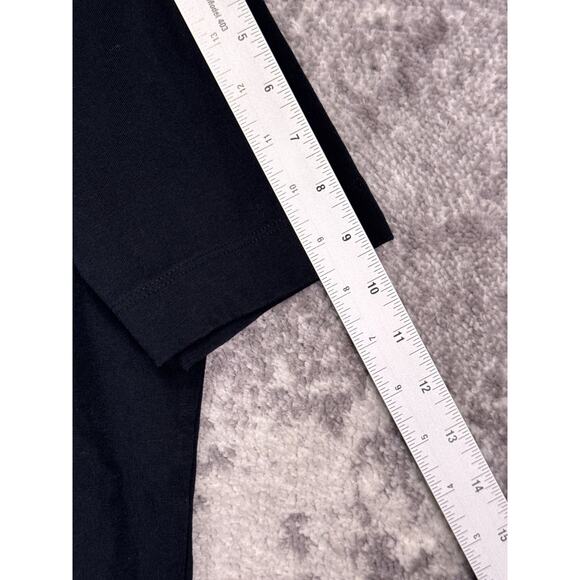 Rapha Logo T Shirt Large Mens Black Chain Stitch Embroidered Short Sleeve - Picture 5 of 8